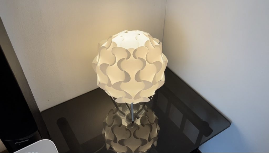 Table Lamp In The Living Room Free Stock Video Footage