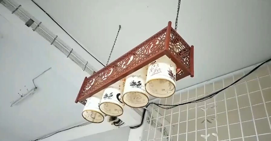 Chinese Style Ceiling Light Free Stock Video