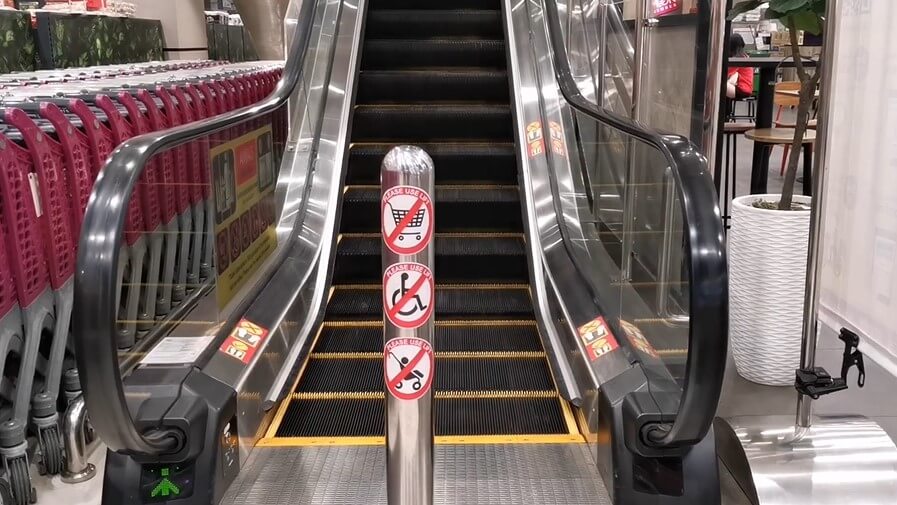 Escalator in Shopping Mall Free Stock Video
