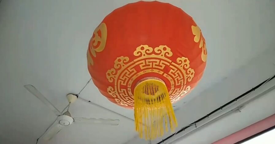 Red Chinese Lantern Tanglung Free Stock Video